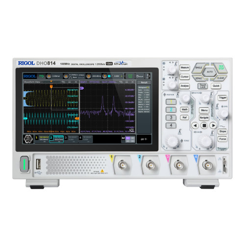 Rigol DHO814 12bit DSO 100MHz, 4ch.
