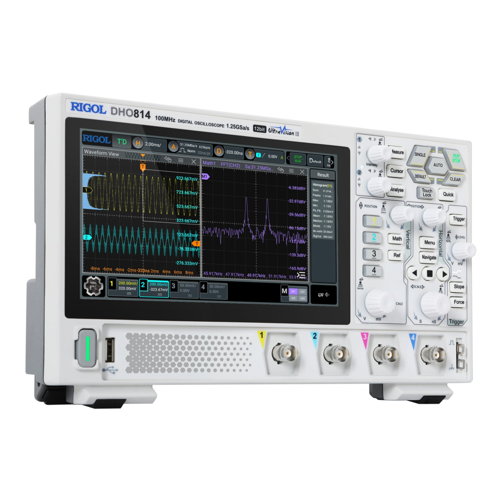 Rigol DHO802 12bit DSO 70MHz, 2ch.