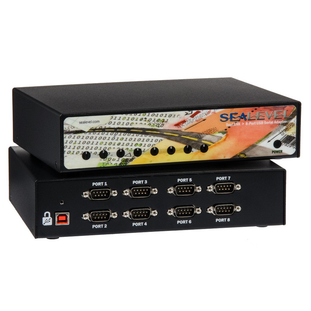 SeaLINK+8: USB to 8 Port RS-232/422/485 Serial Adapter E1