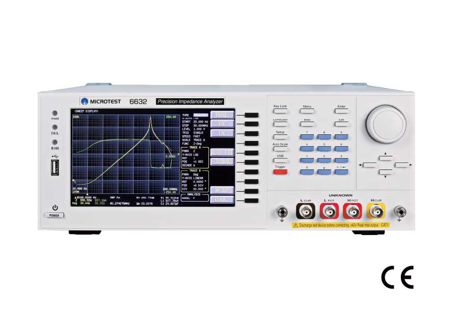 Impedance Analyzer 6632 Series 1/3/5/10/20/30/50MHz